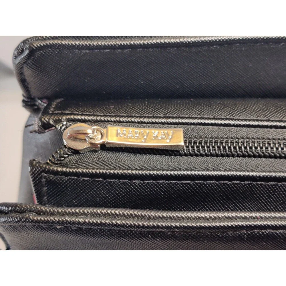 MARY KAY TRAVEL TOTE LARGE BLACK PURSE STARTER KIT CONSULTANT BAG/CASE
